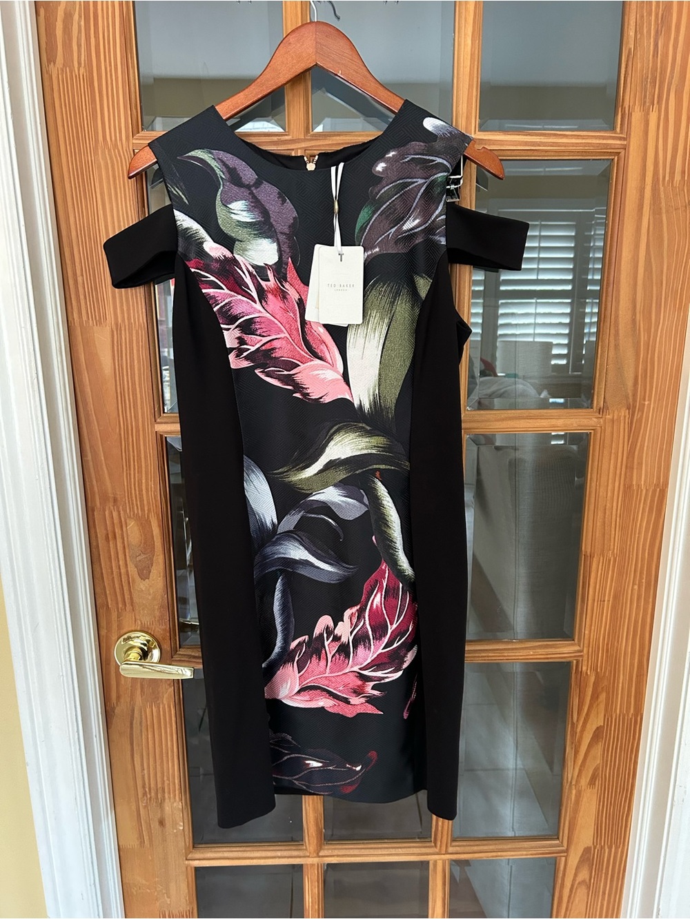 Ted Baker London Cold Shoulder Eden Bodycon Dress